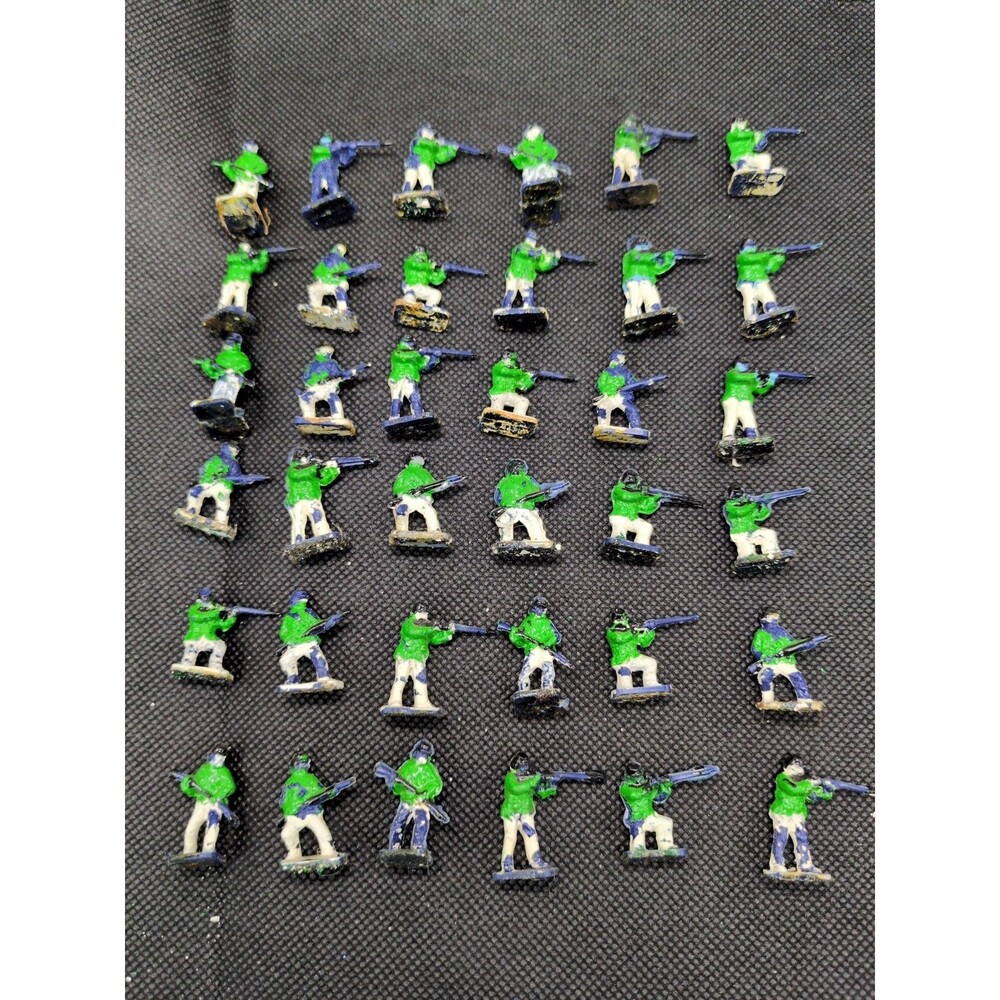 (30) *Chipped Paint* Civil War Miniatures 1/72 Scale